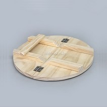 6879-부페용 나무뚜껑 1호 : 320x290x20 여닫이뚜껑 주문제작 원목뚜껑 가마솥뚜껑 육수통뚜껑