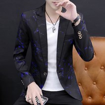 캐주얼슈트코디 남자수트 정장 코트 캐쥬얼 미니 셋업 드레스 플라워 프린팅 단 서 X04P75 4994382134