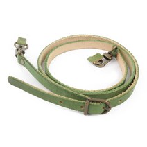 브랜드얀 크로스 가죽끈 1.5cm, 올리브