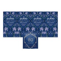 푸카 Pukka Night Time 나이트 타임 허브차 20티백, 8팩, 8팩