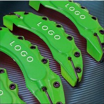 범용 브레이크 디스크 4 Psc 세트 캘리퍼 커버 벤트 림 외부 액세서리 튜닝 스타일 휠 16 17 18 19 20 21, 옵션 번호 (04) - green