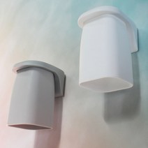 자석 양치컵 거꾸로 양치컵걸이, 양치컵_그레이