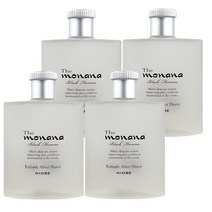 니오베 더 모나나 블랙 옴므 애프터쉐이브 스킨 140ml 남성화장품 남자, 4개