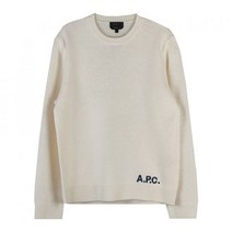 APC 남성 울 니트 WVBAZ H23059 AAB - 크림