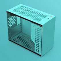 ZZAW B3 MATX 컴퓨터 케이스 PC 알루미늄 합금 섀시 SFX 전원 마이크로 데스크탑 미니 ITX DIY 게임 및 가정용, [01] Sky Blue
