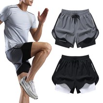 남성 짧은 운동복 헬스 마라톤 레깅스 트레이닝 팬츠