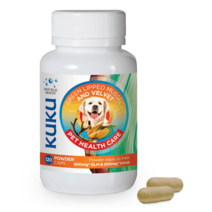 쿠쿠 펫 헬스 케어 벨벳 초록입홍합 분말 1000 120캡슐 애견 애묘 반려동물 관절 영양제, 1통