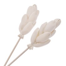 기본 색상 꽃 모양 리드 디퓨저 교체 스틱 홈 욕실 장식 화재 아로마 테라피 등나무, 3 2PCS