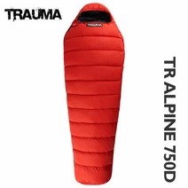 트라우마 알파인750 거위털침낭, 단일속성, Free(FIRE)