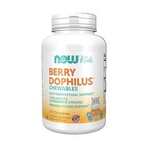 나우푸드 BerryDophilus™ 10종 20억 CFU 유산균 120츄어블, 120.0 Servings (Pack of 1)