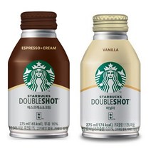 스타벅스 더블샷 에스프레소크림 275ml 12개입+더블샷 바닐라 275ml 12개입, 1세트