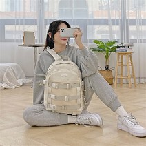 코지일이삼 코지23 여자 파스텔컬러 귀여운 인싸가방 2단백팩 10포켓 백팩 (7258945)