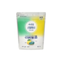 자연퐁 스팀워시 식기세척기 주방세제 타블렛 레몬향, 550g, 1개