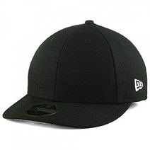 Blank New Era Custom Low Pro 59FIFTY Fitted Black Cap 7 5/8
