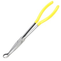 스냅링 플라이어DIYWORK-엑스트라 롱 노즈 플라이어 스트레이트 벤트 팁 정비 장비 다기능 수공구, O Pliers