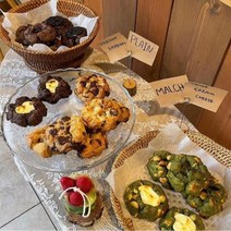 맛있는르뱅 스모어 수제 쿠키 선물사무실 대용량 업소용 식당용 간식 소스, 오레오크림치즈