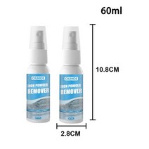 [녹제거/녹방지]자동차 녹 제거제 스프레이 금속 크롬 페인트 산화 방지 유지 보수 철 분말 청소 슈퍼, 02 60ml