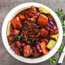 순살간장찜닭 안동찜닭밀키트 캠핑닭요리, 1개, 700g