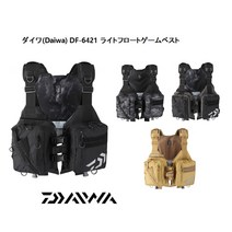 다이와(DAIWA) 구명조끼 라이프재킷 라이트 플로팅 베스트 DF-6421, 블랙