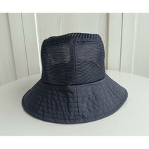 남성용 빅 사이즈 메쉬 어부 모자 큰 챙 머리 통기성 차양 여름 버킷 모자, XL (62CM), Black 2