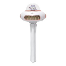 베리쿨 유아용 핸디용 문어발 무드등 4단계 풍량 유모차 선풍기, 화이트, ILI-BCF22A, 1개