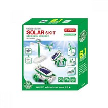 IQ사이언스 태양광 교육 조립 완구 6in1 SOLAR 6Kit 48273EA