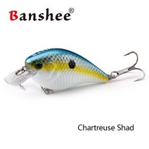 낚시 루어 미끼 squarebill 크랭크베이트 60mm 12g square bill, CHINA, Chartreuse Shad