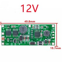 충전 스텝 업 부스터 모듈 Dc 5v-12v ~ 9v/12v 18650 리튬 배터리 Ups 전압 보호 변환기 충전 방전, 02 DC 12V