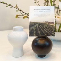 (딥시엘로) 달항아리/도자기/화병/꽃병/사진액자/백자/연필/사진/명함/메모/꽂이/돌답례품/백일상소품/돌상소품/잔치/결혼/고급/답례품/고급판촉물/집꾸미기소품, 달항이리(블랙)+청자매병(화이트), 06. 달항아리+청자매병 세트+선물포장