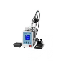 150W 고전력 페달 납땜 전기 납땜 인두, (120W)디지털376C(헤드4개+스폰지2개