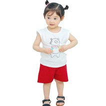 [남녀공용] 베스트상하세트B 유아 코디짱! 면 100% 국내제작