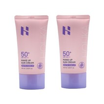 1+1 홀리카홀리카 메이크업 선크림 60ml 2개 SPF50+ PA+++ 톤업