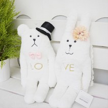 신혼부부 선물 패브릭 토끼 곰돌이 인형 인테리어용품 예쁜소품 촬영소품 예쁜주방 홈데코용품 사무실 호텔