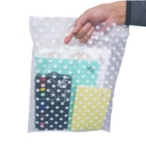 디에스 팬시 쇼핑백(땡땡이무늬), 03. 35*40 (100매)