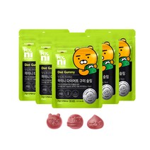 [일동제약] 다이어트 보조제 구미 슬림 5개 HCA 가르시니아캄보지아 추출물 체지방감소 기능성 탄수화물 컷팅제 식약처 식약청 인정 건강기능식품, 3gx12개5봉지1set, 1세트