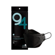 힐메이드 KF94 블랙 대형 마스크