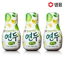 [샘표] 연두 유기농 275ml 액상조미료, 3개