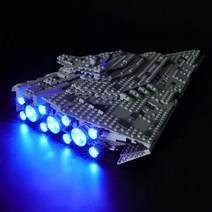 BRIKSM 스타 디스트로이어용 LED 조명 키트 - 레고 75190 빌딩 블록 모델과 호환 세트 미포함, 한개옵션0