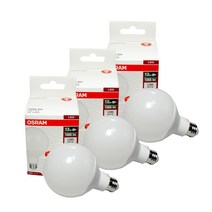 오스람 LED 볼전구 12W 롱넥 * 3개, 1개, 전구색