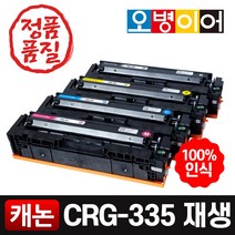 캐논 CRG-335 CRG-335E 재생토너, CRG-335E 표준용량 빨강