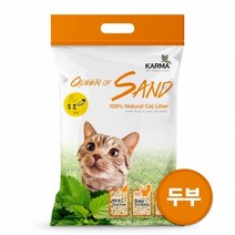 정품 국산 강아지 퀸오브샌드 두부모래 오리지날l 3kgX6개