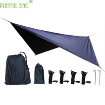 바람막이 텐트 빅 아그네스 터프 다기능 채광창 방수 및 자외선 차단제 방풍 야외 캠핑 필요한 차양 야외 제품, 검은색