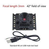카메라모듈 카메라 모듈 USB 무료 드라이버 CMOS 센서 42/70 비전 3.0mm/2.8mm 초점 거리 수동 포커스 전화, 01 번들 1