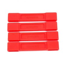 Sunnylife 4 pcs 프로펠러 안정기 5332 s dji mavic air drone 용 실리콘 프로 프로텍터 액세서리, [01] 빨간