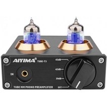 AIYIMA TUBE-T3 6J2 진공관 전축 앰프 DC12V 음성 파워 프리 앰프