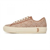 MLB 엠엘비 플레이볼 럭스 자카드 다이아 모노그램 BOS (Beige)