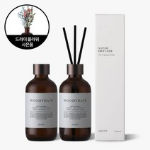 샌달우드 릴리 디퓨저 우디레인향 천연 실내방향제 200ml x2 총400ml우디레인 총400ml, 9)우디레인 X2