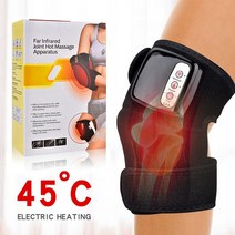 무릎온열기 손목 팔꿈치 온열 밴드 온 찜질기 무선 전기 가열 마사지 원적외선 다리 워머 진동기 등 어깨 마사지 압력 요법 관절 통증 완화, 2 개 au 플러그