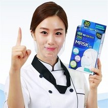 원데이 마스크 초경량 투명마스크 1회용, 4팩, 30개