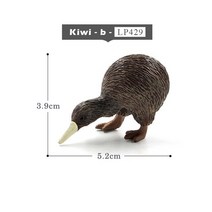 정원장식조각 테라스 화단 인형 시뮬레이션 터키 새 닭 농장 Pvc 동물 모델 입상 홈 장식 미니어처 요정 정, 10 Small kiwi  - b